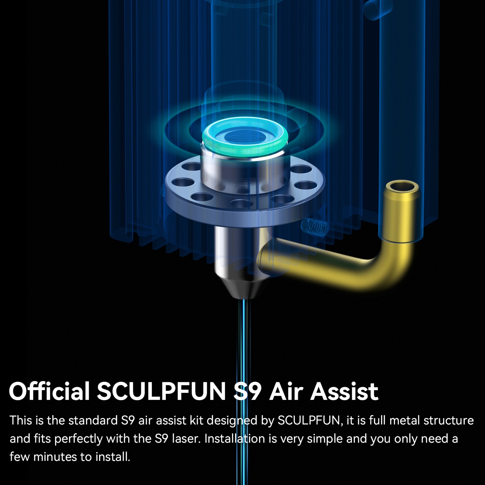 SCULPFUN レーザー彫刻機 エアアシスト ノズルキット - Wax Melts のレビューと価格