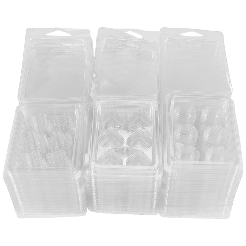 60個入りワックスメルト容器-6つの空洞を持つ透明なプラスチ - Wax Melts のレビューと価格