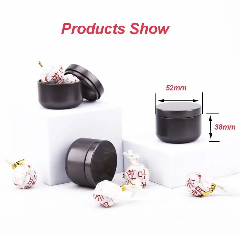 ミニ金属製のブリキの箱、小さな収納、空のポット、ティーボック - Candle Containers のレビューと価格