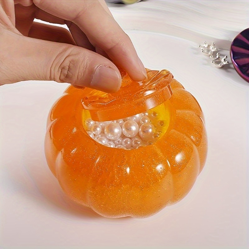 ふた付きハロウィンパンプキンジャー、シリコンモールド、エポキ - Candle Molds のレビューと価格