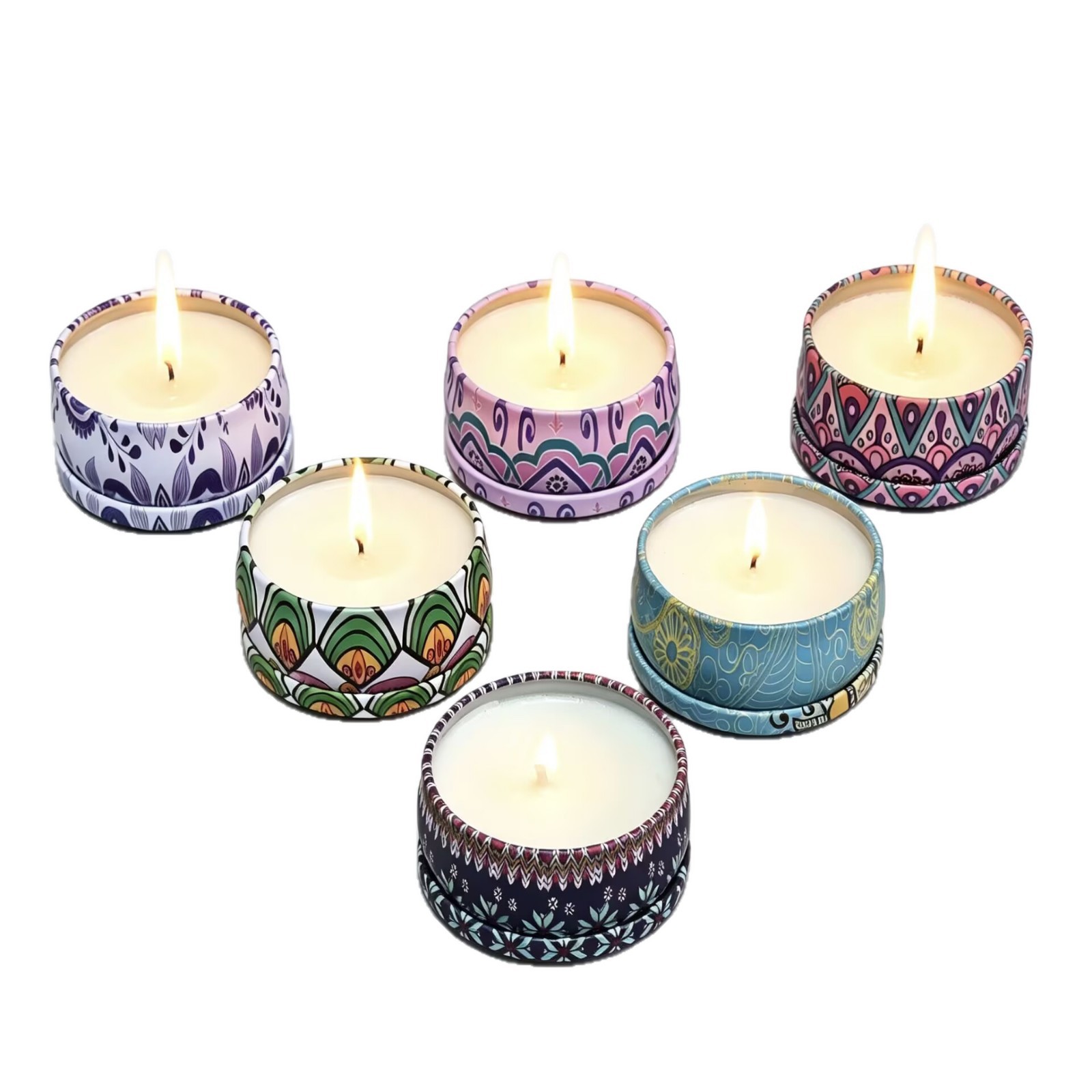 ドライフラワー無煙香り付きキャンドル、寝室用長持ちライトフレ - Candle Fragrance のレビューと価格