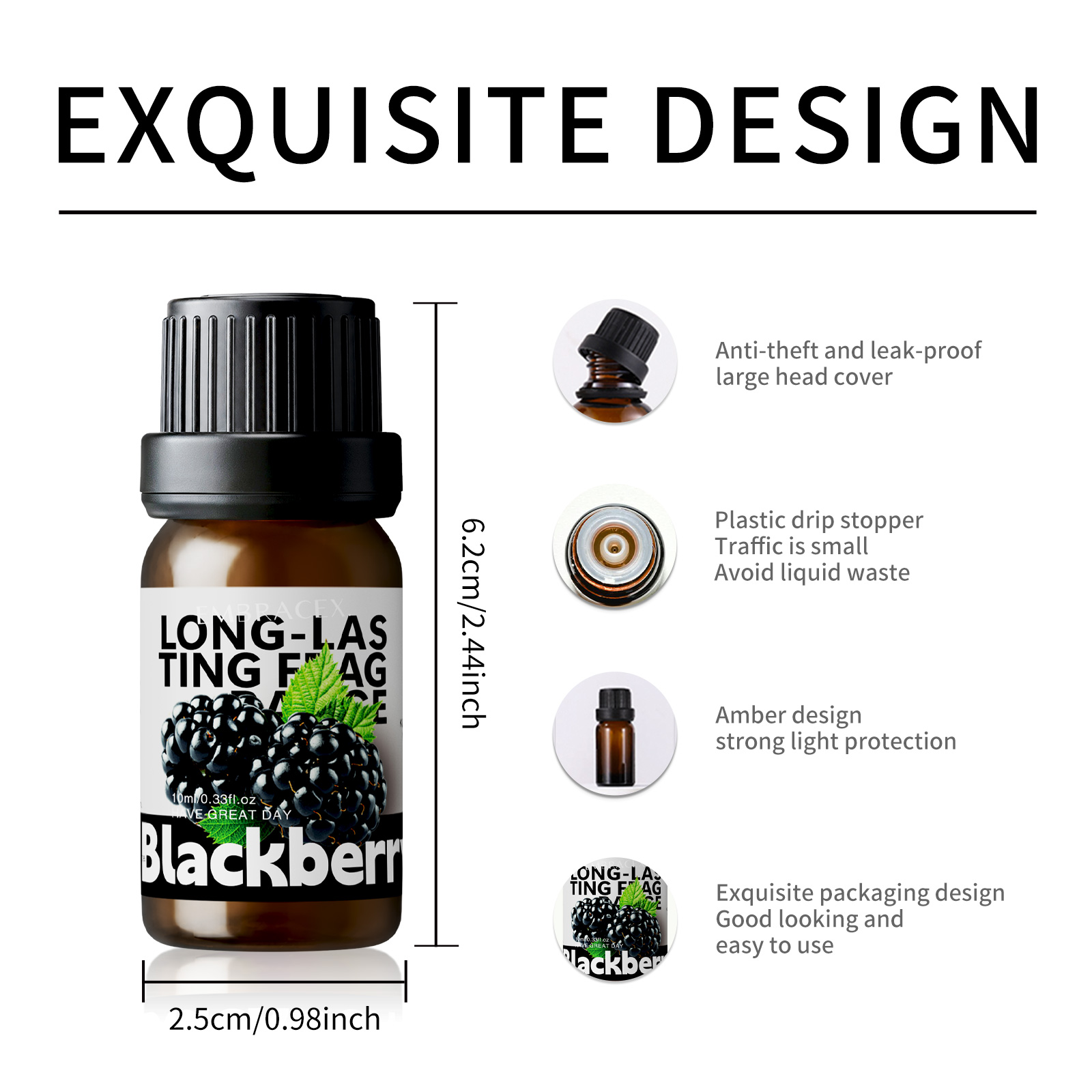 10ml ブラックベリーフレグランスオイル ブラックベリーの - Candle Fragrance のレビューと価格