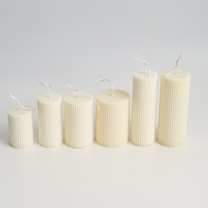 新しい DIY ピンストライプラウンド細かい歯円筒キャンドル - Candle Making Kit のレビューと価格
