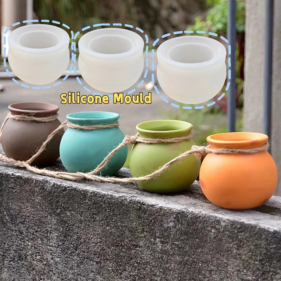 シリコンフラワーポット型、樹脂型、エポキシ型、香り付きキャン - Candle Containers のレビューと価格