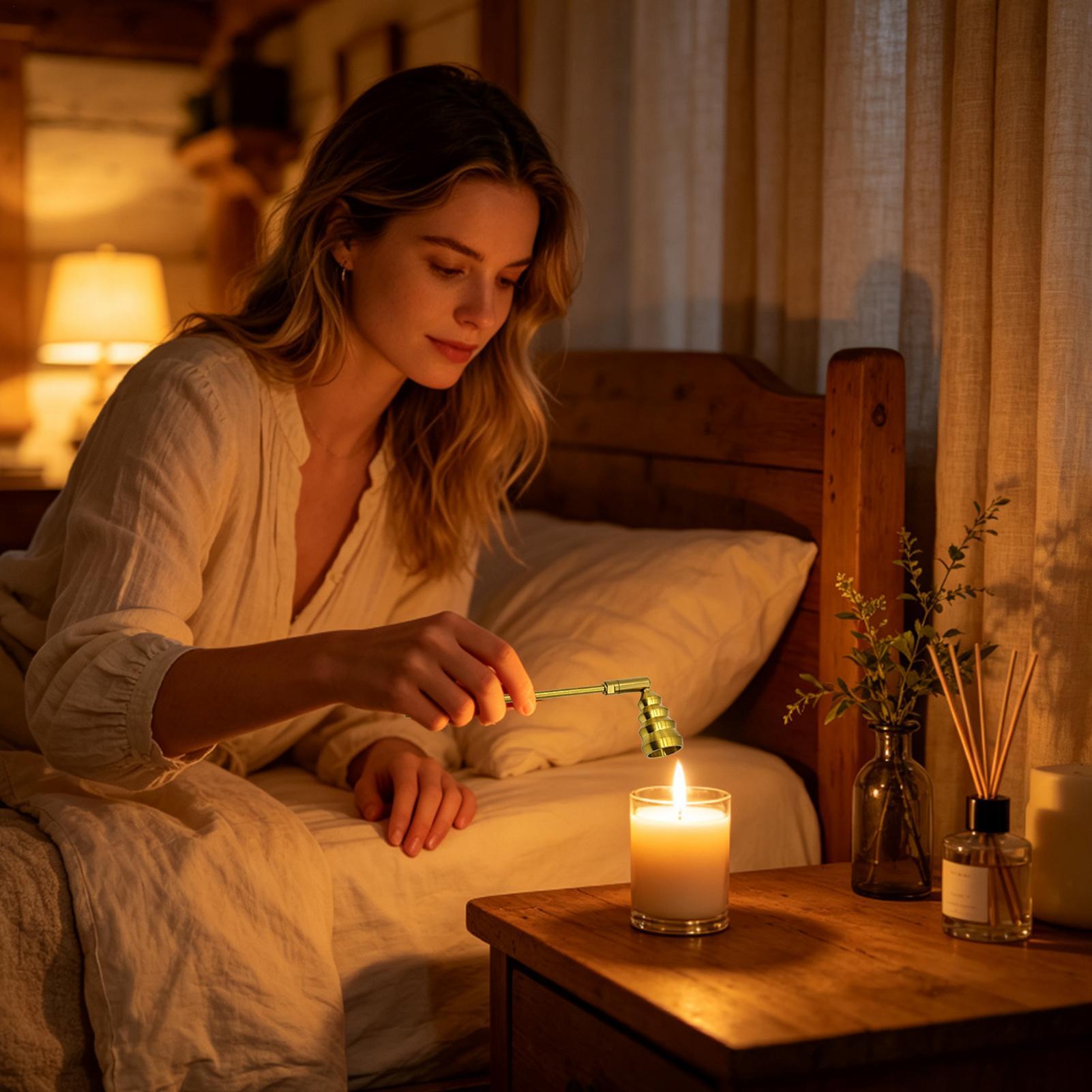 金属製の芯消し器、ハンドル付きキャンドル消火器、女性、男性、 - Candle Wick のレビューと価格