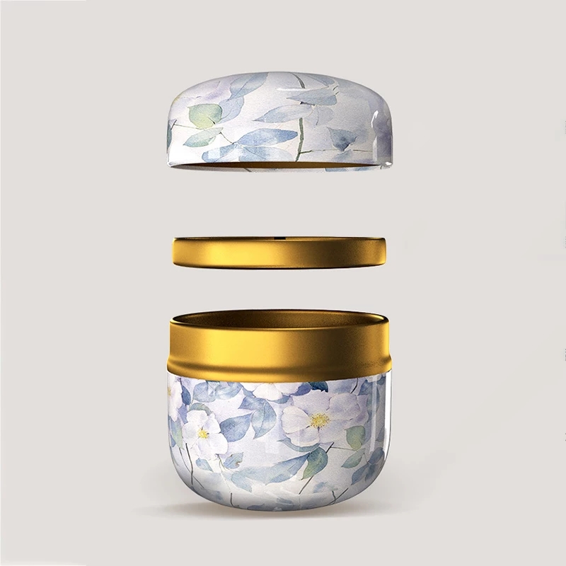 茶容器キャンドル缶ティーボックスキャンディスナック小さな丸い - Candle Containers のレビューと価格