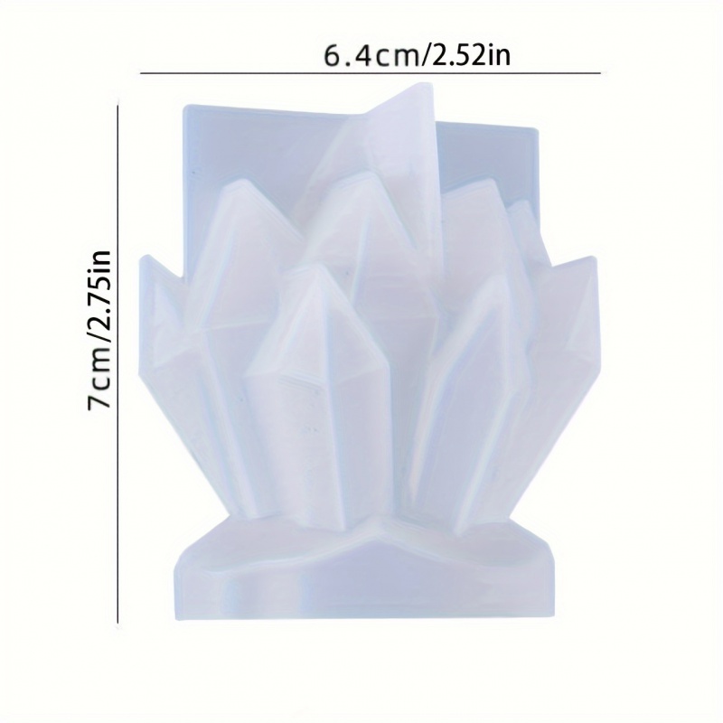シリコンモールドキャンドル,クリスタルクラスター装飾,時計ジ - Candle Molds のレビューと価格