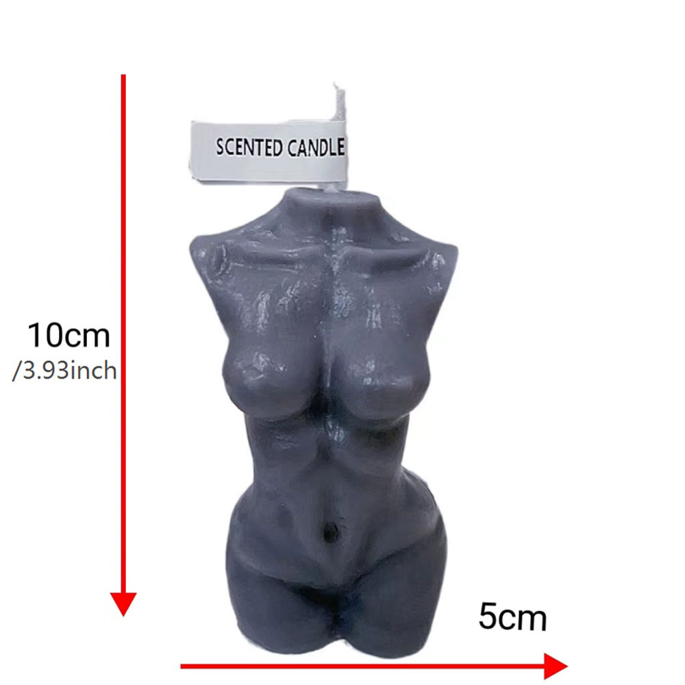 女性トルソー体型の香り付きキャンドル、家の装飾用 – 芸術的 - Soy Wax のレビューと価格