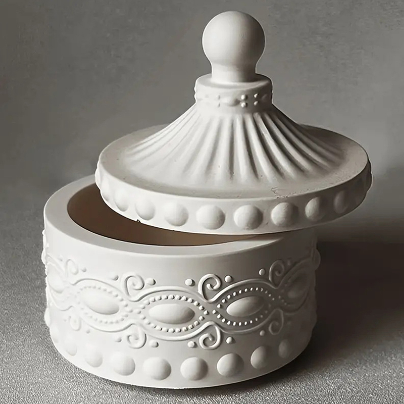 1セットのストライプキャンドルジャー用シリコンモールド -  - Candle Containers のレビューと価格