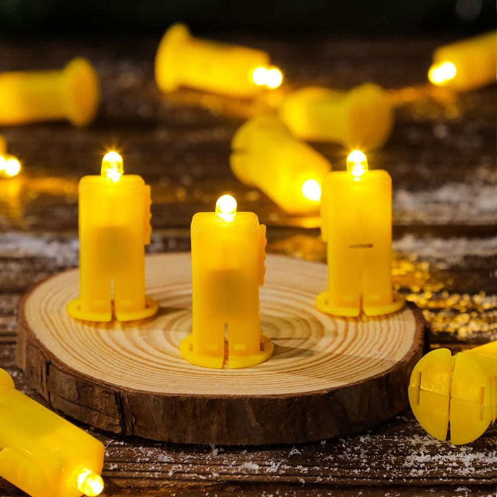 10 個電子ライトランタン LED ウィック DIY 材料内 - Candle Wick のレビューと価格