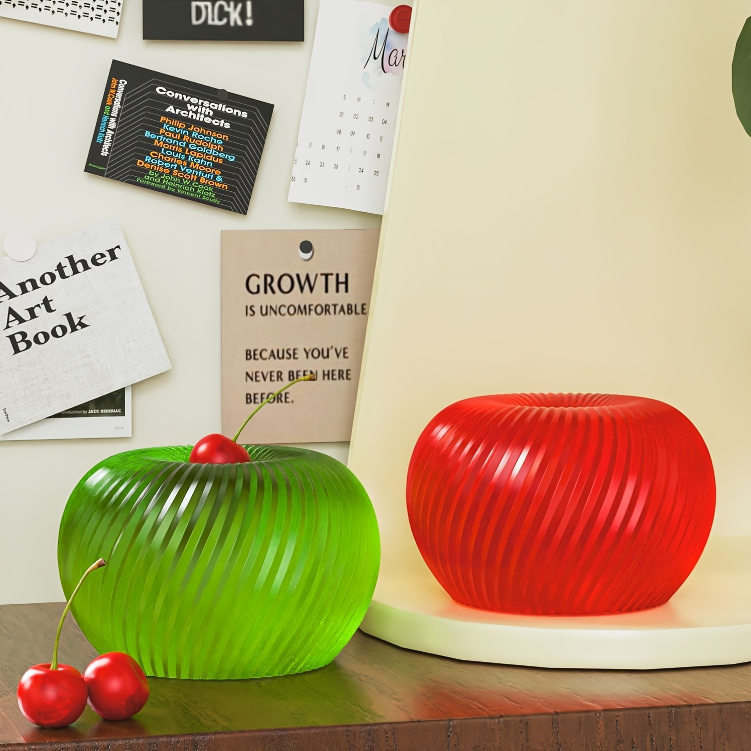 石鹸、キャンドル、石膏工芸品の作成に適した、おしゃれな赤いリ - Candle Molds のレビューと価格