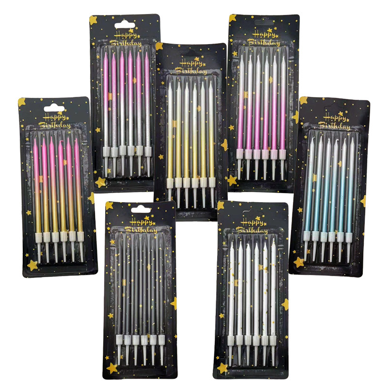 ツートーングラデーションゴールドドットペンシルバースデーキャ - Paraffin Wax のレビューと価格