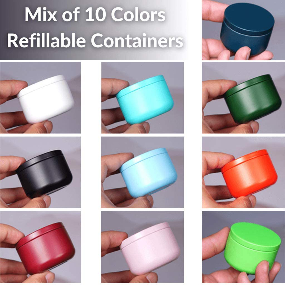 密閉型ティー缶,気密プレート付き容器,ミニポータブルコンテナ - Candle Containers のレビューと価格