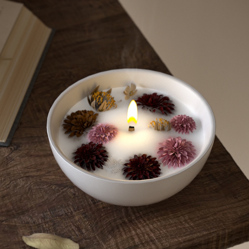 ラウンドキャンドルボウルコンクリートシリコーン型 DIY 多 - Candle Containers のレビューと価格