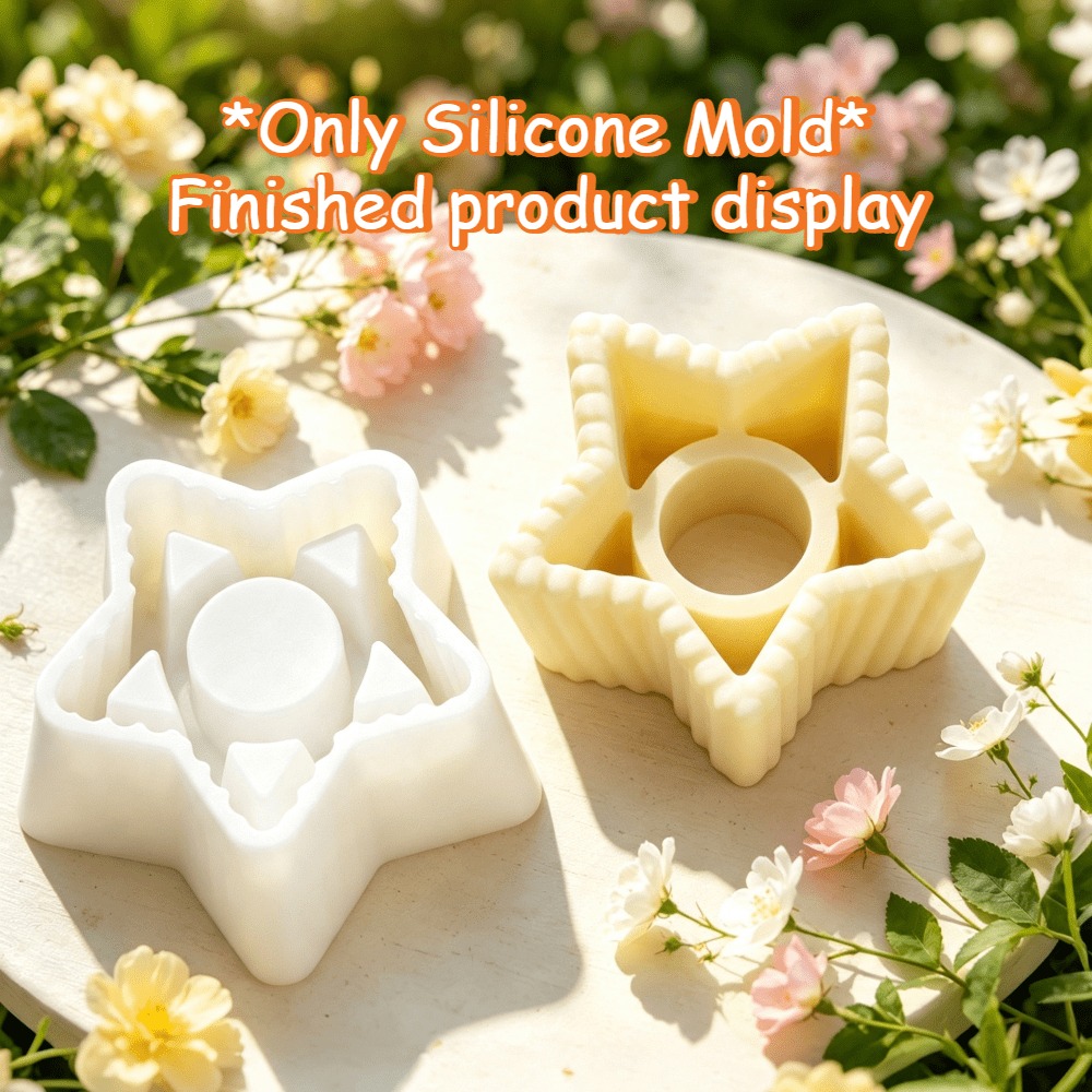 蓋付き正方形収納ボックスシリコンモールド DIYレジンコンク - Candle Containers のレビューと価格