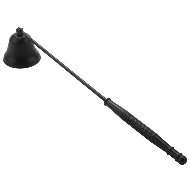 黒色のステンレス製、ベル型のキャンドルスナッファー、芯切り、 - Candle Wick のレビューと価格