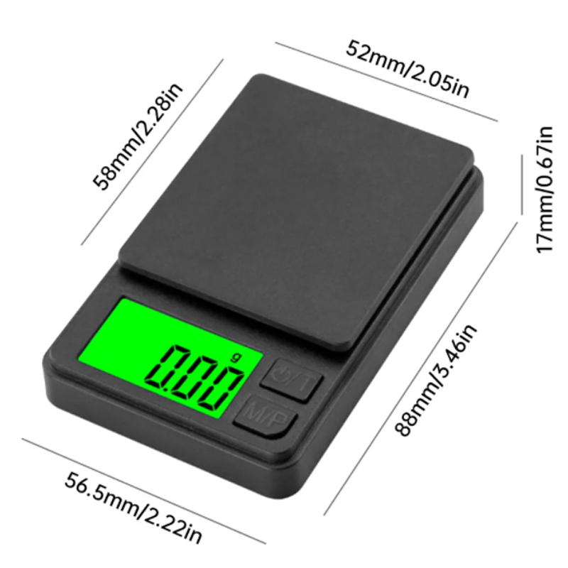 精密ポケットスケール 1000g X 0.1g - デジタル - Candle Wax Scale のレビューと価格
